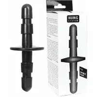 Rocks-Off Double Insert Dubbele Plug voor Twee Dildo's Hulpstuk - Zwart