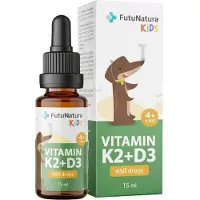 FutuNatura Vitamine K2 + D3 Druppels voor Kinderen 15 ml