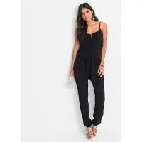 Bonprix Jumpsuit van gestructureerde viscose maat 48