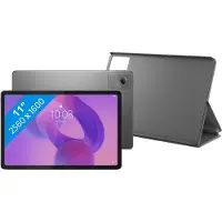 Lenovo Idea Tab 11 inch 128GB Wifi Grijs met Stylus + Book Case Grijs