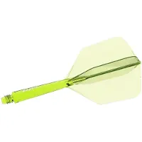 Cuesoul ROST 77 Transparent Green Red Big Wing - Dart Flights