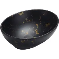 Mexen Elza opbouw waskom 40 x 33 cm, zwarte steen - 21014097