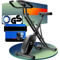 SCH Hometrainer Fiets - Hometrainers Fitness - Hometrainer - Zwart - 86cm x 44cm x 117cm