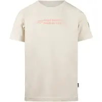 No Way Monday T-shirt met backprint beige Jongens Stretchkatoen Ronde hals - maat 116