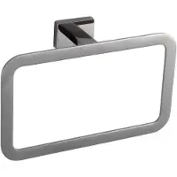 Mexen Arno handdoekhouder, zwart chroom - 7020732-73
