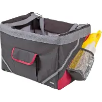Kerbl Fietsmand voor huisdieren, winkelen en outdooractiviteiten, draagtas voor hondenhokken, ademend, draagbaar, voor katten en kleine honden, vervoer van huisdieren
