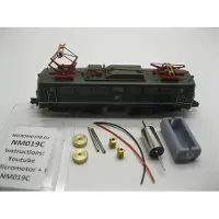 Minitrix micromotor NM019C ombouwset voor DB E10, BR 110, BR 111, BR 112, BR 139, E40, BR 140, u.a.