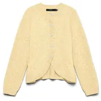 Vero Moda Gebreid vest 'VMWish' geel