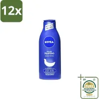 Nivea – Bodymilk – Original – 500 ml - Voordeelverpakking - 12 stuks - Hydratatie - Amandelolie