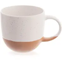 Lumarko – Mok met oor – 290 ml – Keramiek – Vaatwasser- en magnetronbestendig – Mat grijs