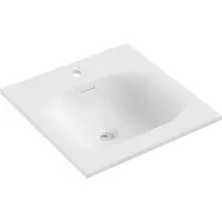 Mexen Vela wastafel ingebouwd in het blad 46 x 46,5 cm, wit mat - 25234501