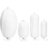 PLASTIMO Swollen Parabor Fender Wit 25 x 68 cm