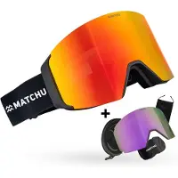 Matchu Sports Skibril met verwisselbare lens - Universeel