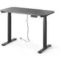 Vicco Elevate Bureau – 120 x 60 cm 2 motoren Zwart/Antraciet