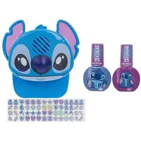 Kids Stitch Nageldroger met 2 Nagellakken & Stickers – Blauw en Paars – Kinder Nagelstudio Set – Nagellak – Leuk Cadeau voor Sinterklaas & Kerst