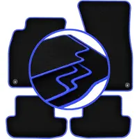 Carlux -BLUE automatten voor: Audi A5 8T coupé (2008-2018)
