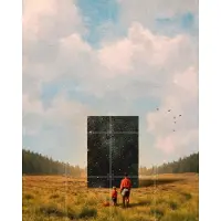 IXXI Son this is the Universe, Fran Rodriguez - 80 x 100 cm - Gratis ophangtool - Grote wanddecoratie en posters - Abstract, Digitale Kunst