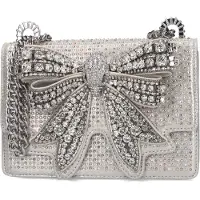 Kurt Geiger London Dames Handtassen Bow Small Shoreditch - Zilver - Maat ONESIZE