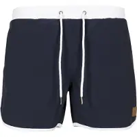 Urban Classics Zwemshorts navy / wit