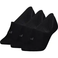 Calvin Klein Footies met gestikt logo model 'Footie' in set van 3