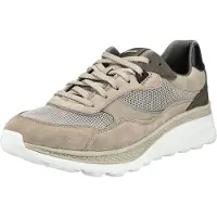 Geox Sneakers laag sand / lichtgrijs / donkergrijs / zwart