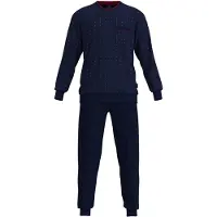 Götzburg Pyjama lang nachtblauw