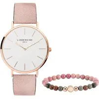 Liebeskind berlin kwartshorloge »LS-0072-LQB« (set, 2-dlg., met armband)