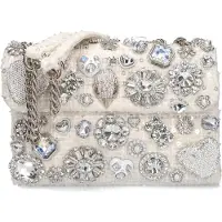 Kurt Geiger London Dames Schoudertassen Md Kensington Bag - Creme - Maat ONESIZE