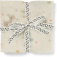 Done by Deer - Swaddle - Celebration Sand - 120 x 120 cm