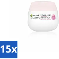 Garnier - SkinActive - Botanische Dagcrème - Rozenwater - Droge & Gevoelige Huid - 50 ml - Bulkverpakking - 15 stuks