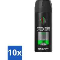 Axe - Deodorant Spray - Africa - Sinaasappel & Sandelhout - Verzorgend - 150 ml - Bulkverpakking - 10 stuks
