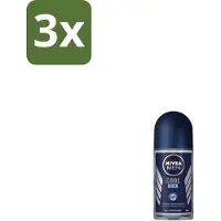 Nivea Men – Deodorant Roller – Cool Kick – 50 ml - Bulkverpakking - 3 stuks