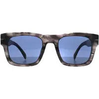 David Beckham Square heren donkergrijs hoorn ruimteblauw DB 7099/S
