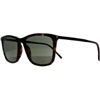 Yves Saint Laurent Square Vrouw Donker Gespikkeld Havana Grijs SL 851