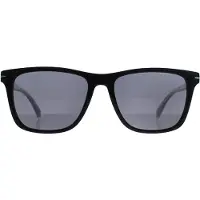 David Beckham Rechthoek Heren Zwart Grijs DB 1092/S