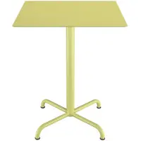 Houe Bijzettafel Buiten Pico Café Table 4 Star Base Lemon Zest 60 x 60 cm