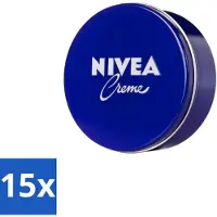 Nivea – Crème – Voor Gezicht, Handen en Lichaam – 250 ml - Bulkverpakking - 15 stuks