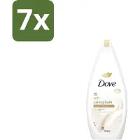 Dove 7 x – Badcrème – Soft – 720 ml - Douchegel - Zachte Reiniging - Zijdezachte Huid - Glycerine - Schuim