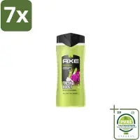 Axe 7 x – Douchegel – Epic Fresh Fresh Boost 3-in-1 – 400 ml - Grootverpakking - Douchegel - Frisheid - Lichaam - Gezicht - Haar