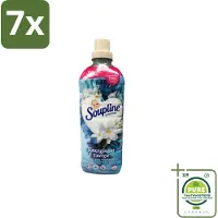 Soupline 7 x – Wasverzachter – Energie Jasmijn & Witte Bloemen – 950 ml - Grootverpakking - Wasverzachter - Jasmijn - Witte Bloemen - Frisse Geur - Energie
