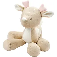Nattou FanFan Knuffel hertje - 30 cm - Zachte baby knuffel - Baby cadeau - Beige