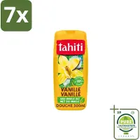 Tahiti 7 x – Douchegel – Vanille - 315 ml - Grootverpakking - Douchegel - Vanille - Huidverzorging - Sheabutter - Amandelolie
