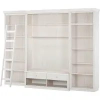 Notio Living Anita-Boekenkast Tv-lowboard - Wit Grenen