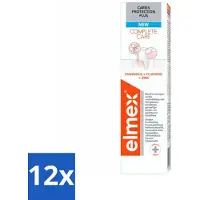 Elmex - Tandpasta - Caries Protection Plus - Complete Care - 75 ml - Voordeelverpakking - 12 stuks