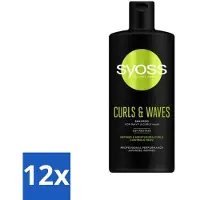 Syoss - Rizos Pro Rizos Pro - Shampoo - Langdurige Styling - 440ml - Voordeelverpakking - 12 stuks