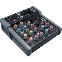 Citronic CMA-6 mixer met DSP, USB Play/Record/PC en Bluetooth 2 mono + 2 stereo