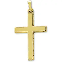 Trendjuwelier huiscollectie 4005217 Gouden bedel kruis