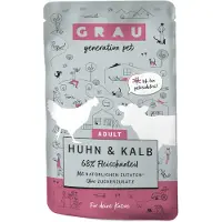 Grau Graanvrij Kattenvoer - Kip & Kalf - Pouch