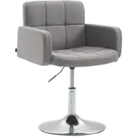 CLP Los Angeles Loungestoel - Fauteuil - Stof - grijs