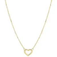 The Jewelry Collection Geelgouden Collier hart 0 4023393